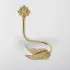 Winged Brass Curtain Holder