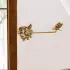 Vintage Brass Curtain Holdback-3