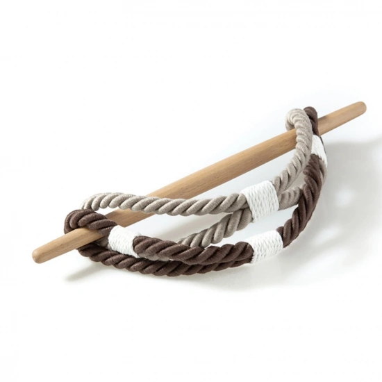 Wabi-Sabi Handmede Wood Pin Curtain Tieback | 4 Color Choices