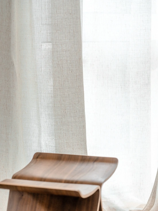 Darphe Custom Linen Textured Sheer Curtains