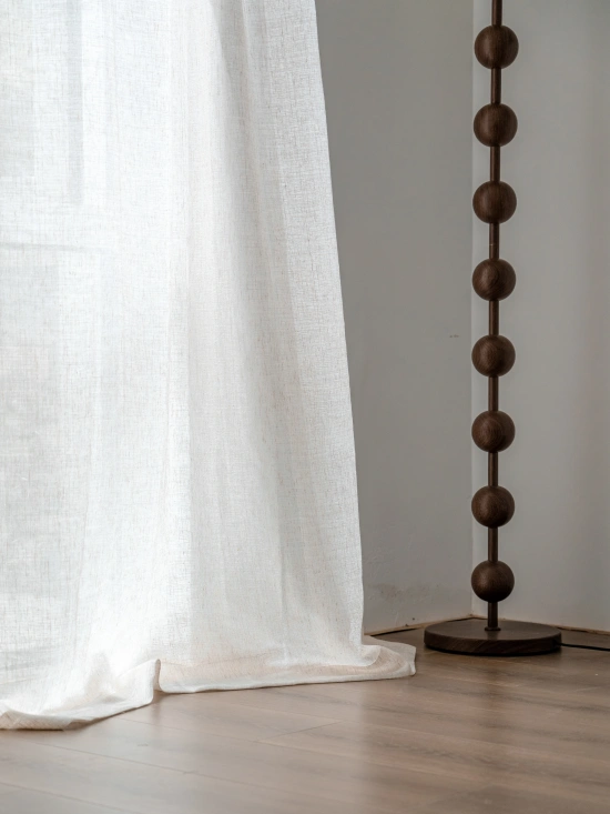 Darphe Custom Linen Textured Sheer Curtains