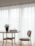 Darphe Custom White Translucent  Sheer Cutain