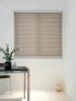 Darphe Motorized Manual Cordless One-piece Dual Function Zebra Blinds