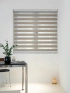 Darphe Motorized Manual Cordless One-piece Dual Function Zebra Blinds