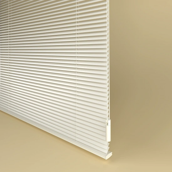 Darphe Custom Arc Aluminum Blinds Frosted Pearlescent 25MM