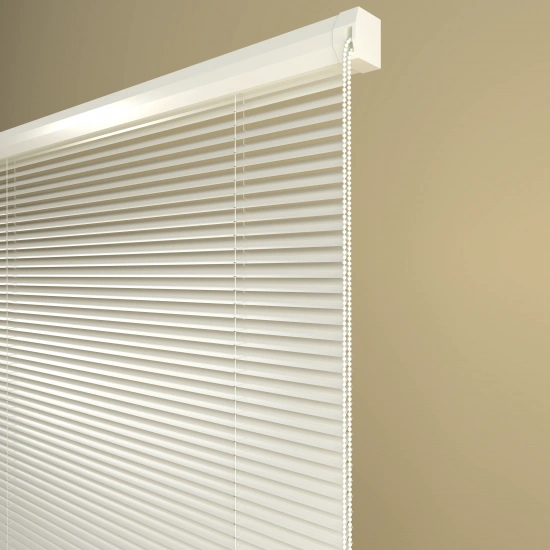 Darphe Custom Arc Aluminum Blinds Frosted Pearlescent 25MM