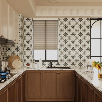 Darphe Custom  Patterned Aluminum Mini Blinds 25mm