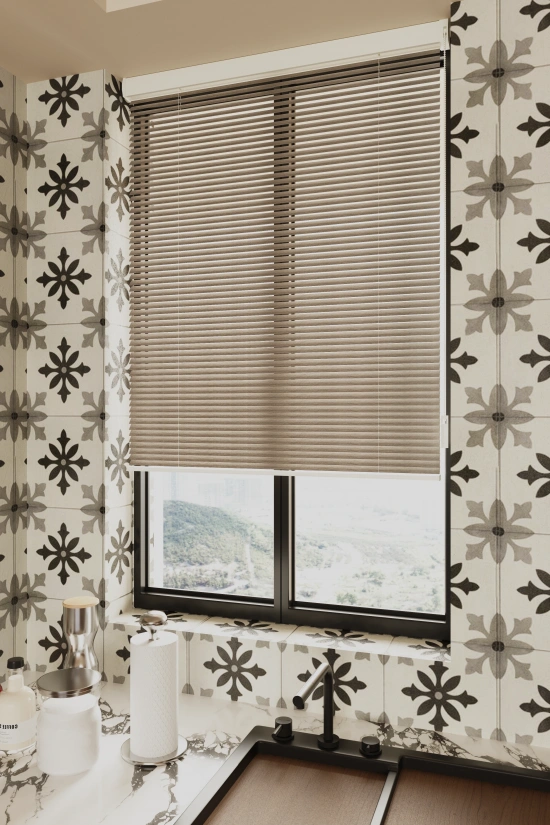 Darphe Custom  Patterned Aluminum Mini Blinds 25mm