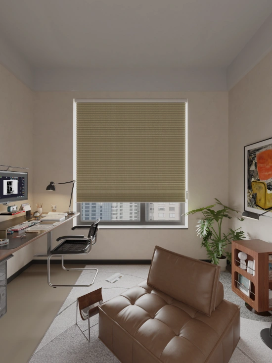 Darphe Custom 16mm Full Blackout Cellular Shades