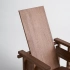 Darphe Wabi-sabi style solid wood chair