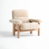 Darphe lamb plush single sofa chair living room Lounge Chair