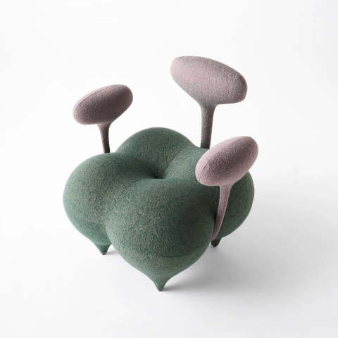 Darphe modern simple single sofa special-shaped balloon butt chair