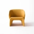 Darphe  yellow modern simple fabic lounge chair