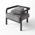 Darphe removable and washable simple single sofa chair