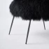 Darphe Black Wool Lounge Chair