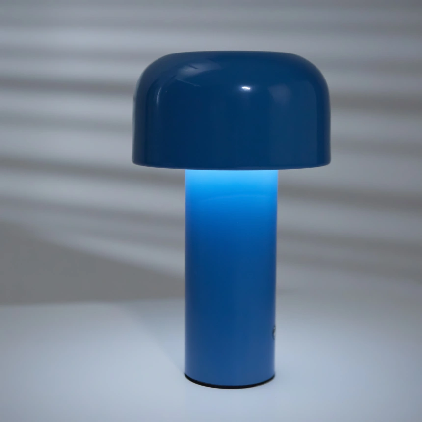 Darphe rechargeable minimalist mushroom table lamp for living room