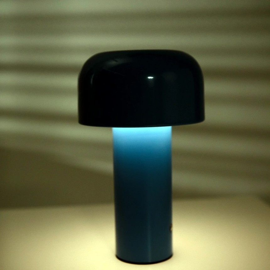 Darphe rechargeable minimalist mushroom table lamp for living room