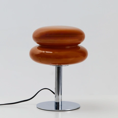 Darphe Hamburger Bedside Orange Table Lamp