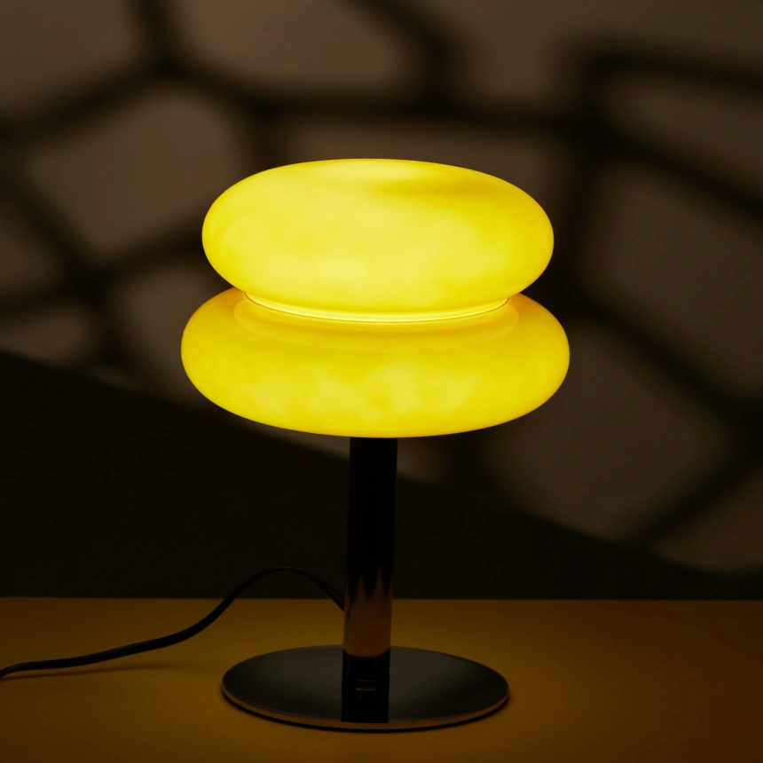 Darphe Hamburger Bedside Orange Table Lamp