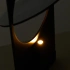 Darphe stainless steel rotating sunset atmosphere table lamp