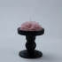 Darphe Rose Handmade Candle with Black Candlestick