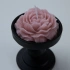 Darphe Rose Handmade Candle with Black Candlestick