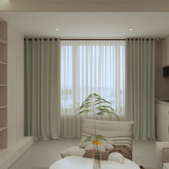 Darphe custom blackout thermal insulation long curtains and drapes