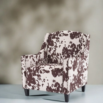 Darphe Comfy Accent Chair with Tufted Backrest, Bedroom Single Seat Arm Chair