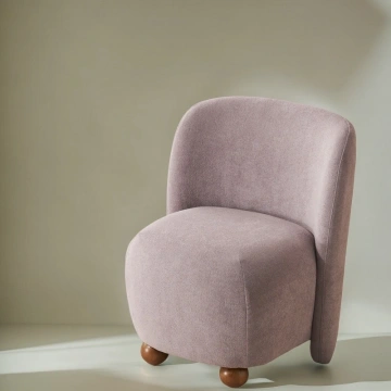 Darphe Modern Upholstered Armless Living Room Chairs for Small Living Spaces, Living Room, Bedroom, Balcony, Office, Reading Nook