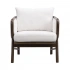 Darphe Sherpa Fabric Accent Chair with Solid Wood Frame for Living Room