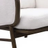 Darphe Sherpa Fabric Accent Chair with Solid Wood Frame for Living Room