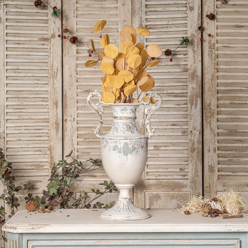 Darphe Vintage Floral Ceramic Vase for Timeless Home Decor