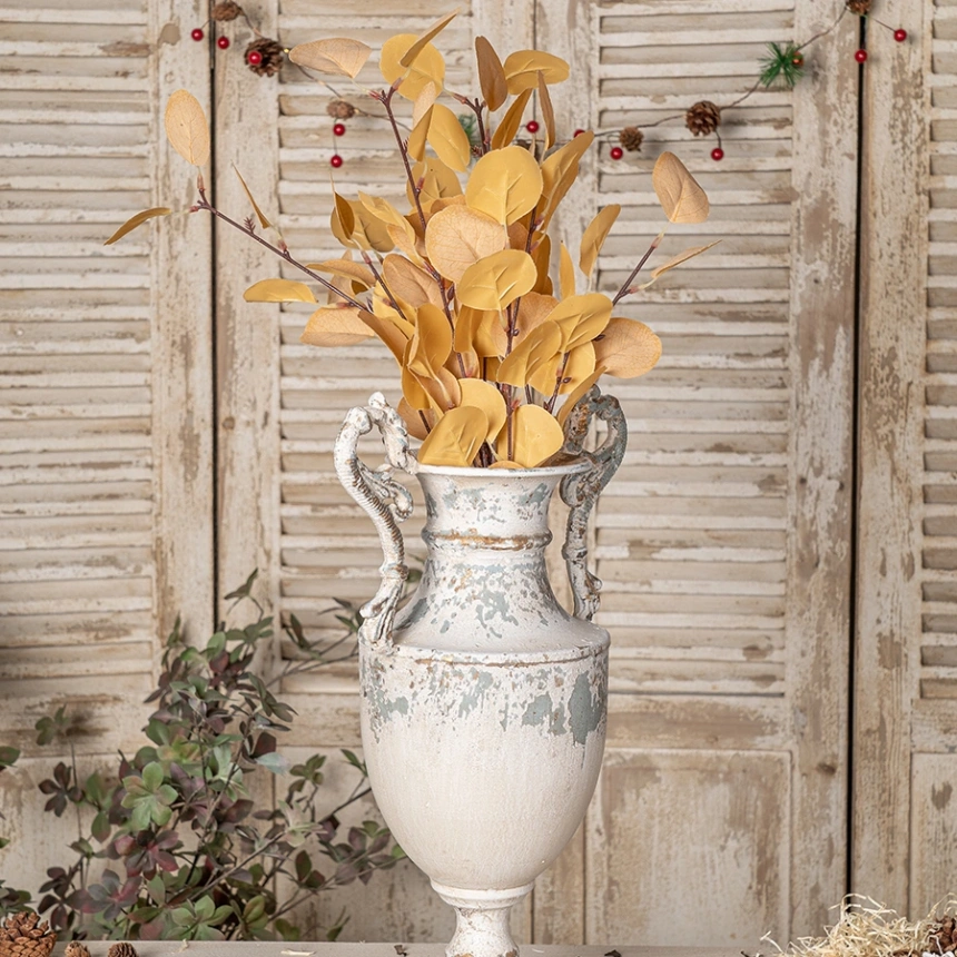 Darphe Vintage Floral Ceramic Vase for Timeless Home Decor