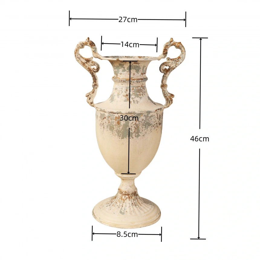 Darphe Vintage Floral Ceramic Vase for Timeless Home Decor