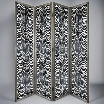 Darphe Herero 4 Panel Decorative Screen