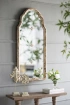 Darphe Large Cream & Gold Framed Wall Mirror