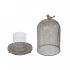 Darphe  Set of 2 Ophira Sparrow Antique Gray Mesh Candle Holders