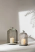 Darphe  Set of 2 Ophira Sparrow Antique Gray Mesh Candle Holders