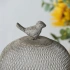 Darphe  Set of 2 Ophira Sparrow Antique Gray Mesh Candle Holders