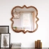 Darphe Wall Mounted Silver Decorative Round Wall Mirror