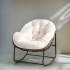 Darphe Outdoor Rattan Rocking Chair for Front Porch, Living Room, Patio, Garden