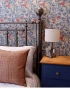 Darphe blue floral wallcovering bedroom bedside living room dining room wallpaper 10.761ft²