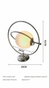 Darphe simple planet table lamp rotatable vintage glass Saturn decorative lamp