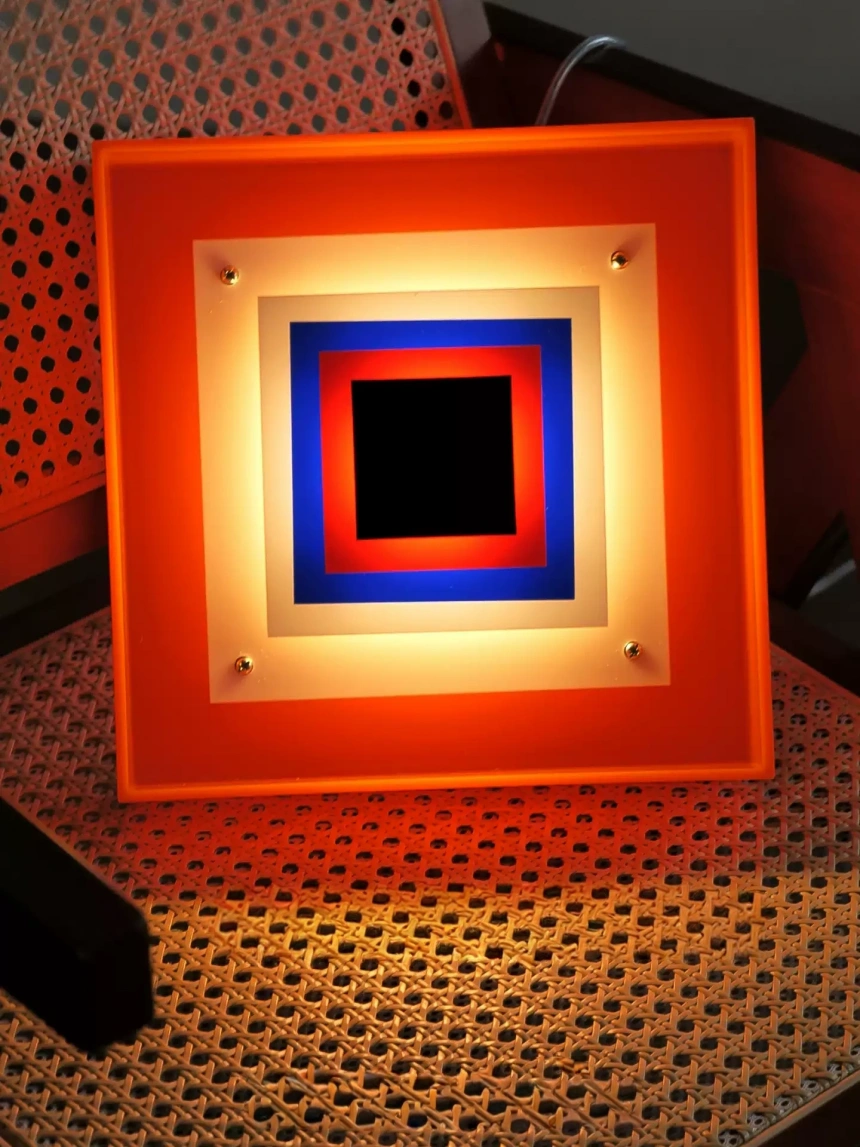 Darphe vintage pixel style wall lamp colorful acrylic creative design, decorative lamp