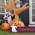Darphe 7.5' Tall Lighted Halloween Inflatables Outdoor Decorations