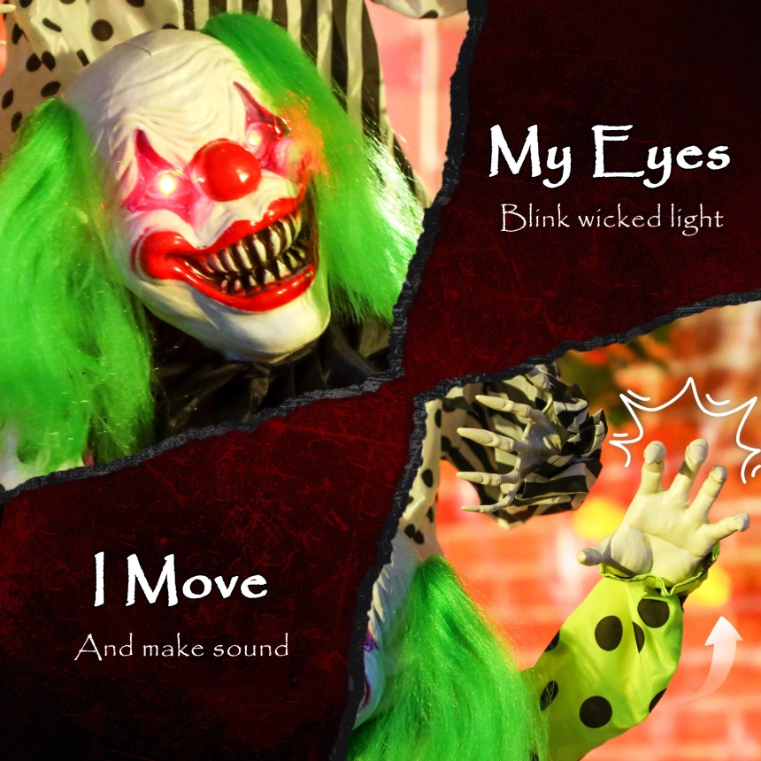 Darphe Halloween Voice-Controlled Horror Decorations